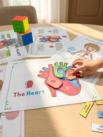 Human Anatomy Activity Book for Kids - MedPrintablesShop